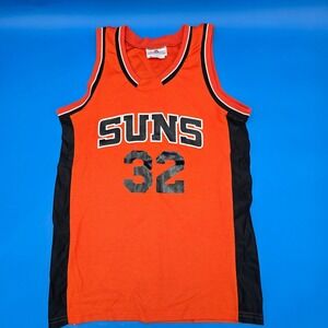 Teamwork Suns 32 Basketball Jersey Orange Black Mens Size S‎ Youth 34-36